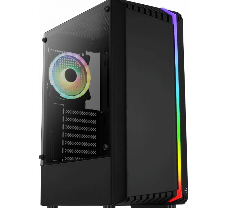 Gabinete  Aerocool Bionic G V2 Con Ventana De Cristal Templado Matx Usb3 Sin Fuente