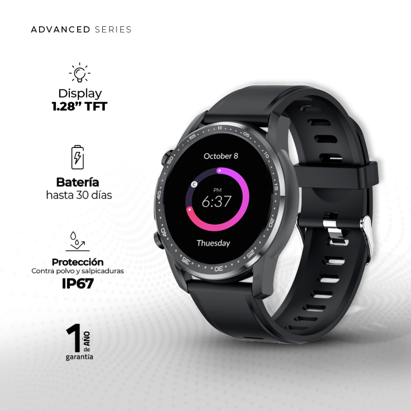 Smartwatch                                                                                                                                                                                                                                                                                                                                                                                                                                                                                                                                                                                                                                                                                                             Acteck Motion Pro Sw480 Ios/android Lp67 Bt5.0 Ac-934367