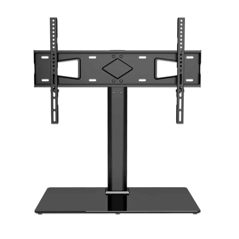 Soporte  Manhattan Tv P/mesa 45kg 32-65" Ajustable Base Vidrio (462297)