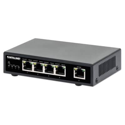 Switch  Intellinet Gb 5 Puertos 4 Ptos Poe 30wxpto 62w (561839)