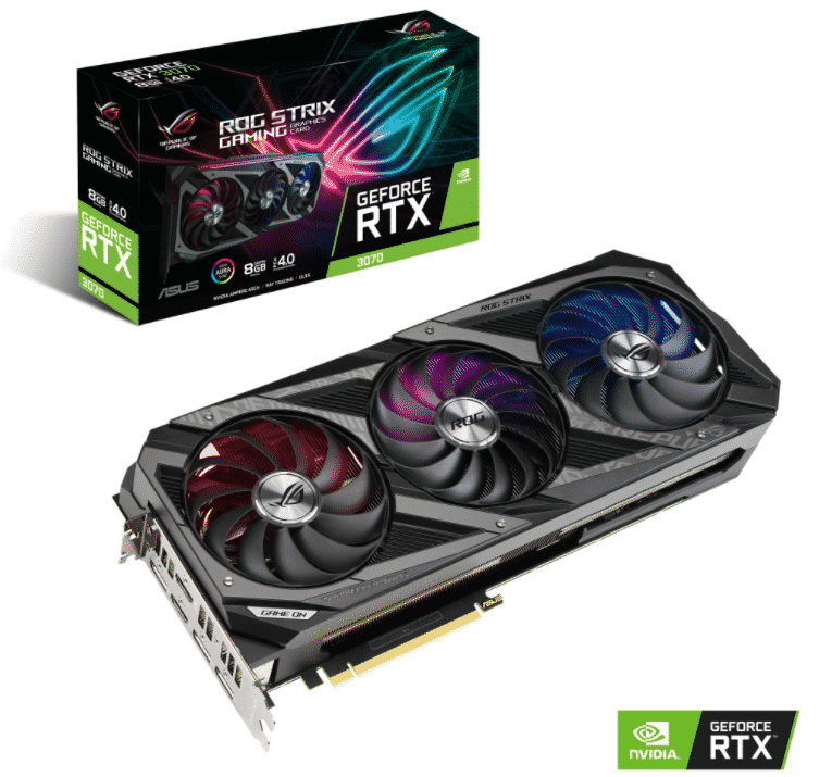 Tarjeta   De Video ASUS Nvidia Geforce Rtx3070 ROG Strix 8gb GDDR6 Rog-strix-rtx3070-8g-gaming