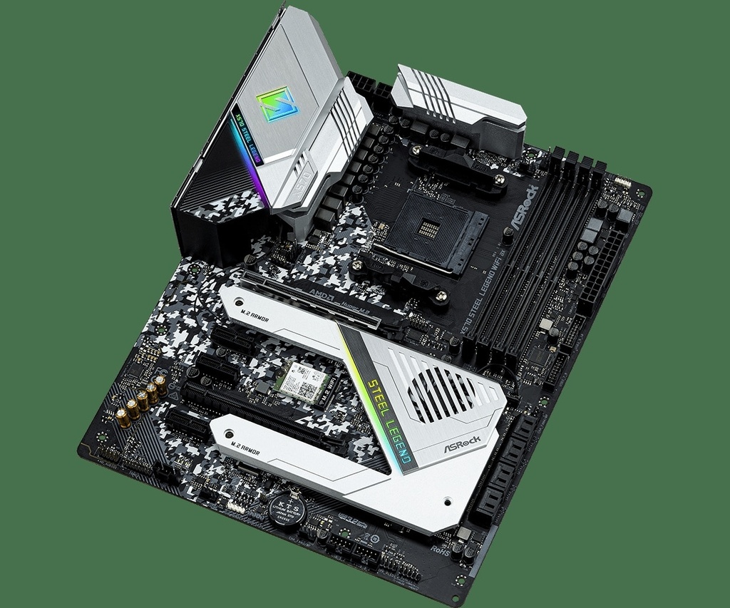 Tarjeta                                                                                                                                                                                                                                                                                                                                                                                                                                                                                                                            Madre Asrock X570 Steel Legend Wifi Ax Am4 Ryzen Gen/3 Pcie/4.