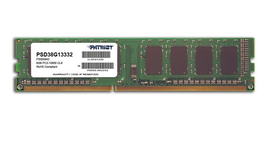 Memoria  DDR3 Patriot Signature 8gb 1333mhz Udimm (psd38g13332)