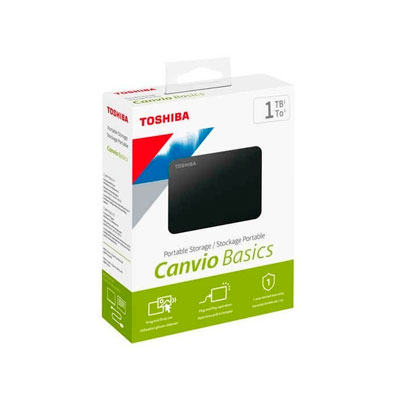 Disco Duro Externo TOSHIBA HDTB410XK3AA - 1 TB, USB 3.0, Negro