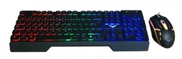 [KITNCB160] Kit Teclado y Mouse Gamer Naceb Fallen (NA-0951) - Retroiluminado, Teclado y Mouse