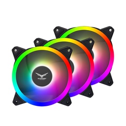 [KITNCB180] Kit 3 Ventiladores ARGB ORPHEUS C/Control NA-0617  Naceb -