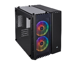 [Dim-CC-9011135-WW] Gabinete Corsair Crystal 280x Con Ventana RGB 2 Ventiladores RGB Cc-9011135-ww