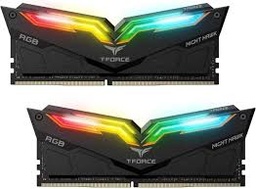 [Dim-28094-1] Memoria  Ram DDR4 Teamgroup Night Hawk RGB 16gb 2x8gb 3200mhz Negro (open Box)