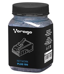 [ACCVGO1240] Plugs de Red VORAGO PLUG-100 - RJ-45, Transparente