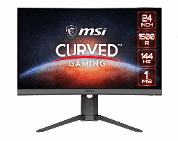 [Dim-G24C6P] Monitor   Gamer Curvo MSI Optix G24c6p Led 24", Full Hd, Widescreen, Freesync, 144hz, Hdmi, Negro