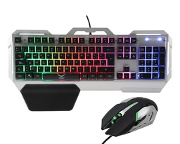 [KITNCB120] Kit                                                                                                                                                                                                                  De Teclado Y Mouse Gaming Naceb Technology Na-0911 - Usb, Negro