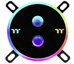 [Dim-w4] Thermaltake Pacific W4 Plus - Driver de Software para CPU y computadora, Color Negro