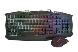 [KITNCB060] Kit                                                                                                                                                                                                                         De Teclado Y Mouse Gaming Naceb Technology Na-617 - Usb, Negro
