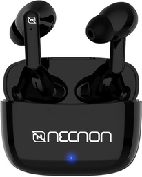 [NBAB030100] Audifonos                                                                                                                                                                                                                                                                                                                 Necnon Ntws-03 Bluetooth 5.0 Indicador Led Negro(nbab030100)