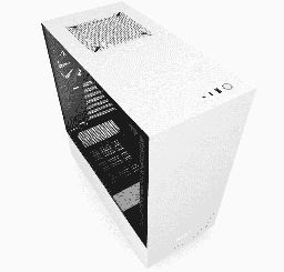[Dim-CA-H510B-W1] Gabinete NZXT H510 con Ventana, Midi-Tower, ATX,Micro-ATX,Mini-ATX, USB 3.1, sin Fuente, Blanco
