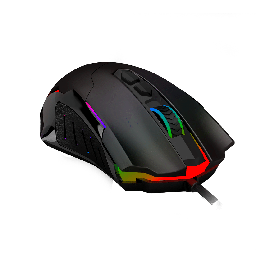 [Dim-T-TGM206 RGB] Mouse Gamer T-dagger Beifadier Negro: Dpi 400-7200, 7 B. Programables, Luz RGB Y Diseño Ergonómico
