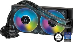 [Dim-ARTIC-FREESER-II] Disipador Líquido Arctic Liquid Freezer Ii – 240 A-rgb Black Para Procesadores Con Doble Ventilador Y RGB