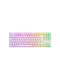 [Dim-T-TGK315W-BS] Teclado  Mecánico T-dagger Bora White T-tgk315w-bs Para Juegos Con Switch Blue Y Led-rgb