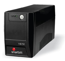[NBKBIT020] No-Break SMARTBITT SMARTBITT 750 (NB-750) - 750 VA, 375 W, Negro, Hogar y Oficina