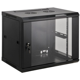 [766623711814-I] Gabinete          Intellinet De 19 P/pared 9u 600*450 Cm Negro 711814