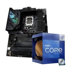 [Dim-12900k-z690-F] Procesador Intel Core i9-12900K 3.20GHz 16-Core + Asus ROG Strix Z690-F Gaming Wifi Bundle