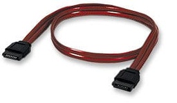 [CABITL1100] 340700                                                                                                                                                                                                                                                                                             Cable De Datos Sata - 7 Pines Macho A Macho, 50 Cm, Rojo
