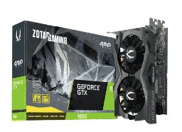 [Dim-ZT-T16520J-10L] Tarjeta de Video ZOTAC GeForce GTX 1650 AMP Core 4GB GDDR6 ZT-T16520J-10L