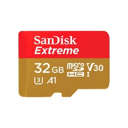 [619659155827-S] Memoria Sandisk Micro Sdhc Extreme 32gb A1 V30 U3 (sdsqxaf-032g-gn6ma)