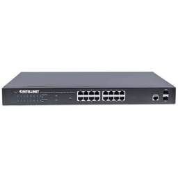 [766623561341-I] Poe                                                                                                                                                                                                                                                      Switch Intellinet Gb 16 Ptos 19" 30w/pto 220w Admin + 2 Sfp 561341