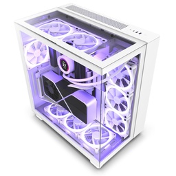[dim-CM-H91EW-01] Gabinete  NZXT H9 Elite Mini-itx 3/vent F120 /rgb Duo Blanco Cm-h91ew-01 Pue