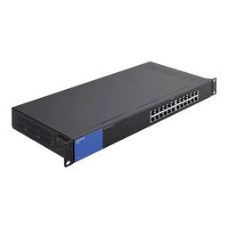 [722868998410-L] Switch  Linksys Metalico Rack 24ptos Gigabit 10 Ptos Poe+(lgs124p)
