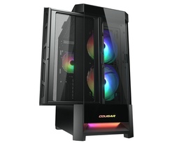 [Dim-DUOFACE] Gabinete         Cougar Duoface RGB Con Ventana 3 Ventiladores Argb Negro