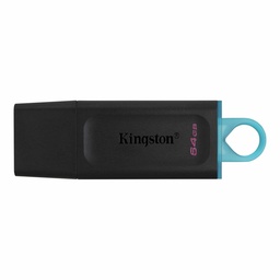 [MEMKGN2190] Memoria                                                                                                                                                                                               Usb De 64gb Kingston Dtx/64gb (black + Teal) -