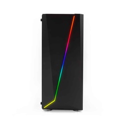 [7503026779705-Y-RA] (reparado)gabinete  Yeyian Yga-68809 Armageddon 2200 3vent Rgb,neg