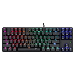 [Dim-T-TGK315-RD] Teclado     Mecánico T-dagger Bora T-tgk315-rd  Para Juegos Con Switch Rojo Y Led-rgb