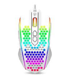 [Dim-T-TGM310W-RGB] Mouse  T-dagger Imperial T-tgm310w-rgb Wthite