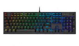 [Dim-CH-910D018-SP] Teclado Mecánico para Gaming Corsair K60 RGB Pro Cherry MX Low Profile Speed USB En Español Layout