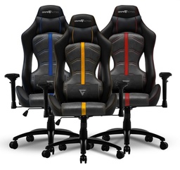 [7503022355569-G] Silla Game Factor Leath-aire Reclinable 4d, Metal Negra/azul Cgc650 Bl