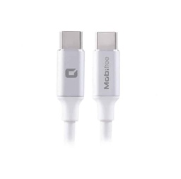 [CABACT870] Cable                                                                                                                                                                                                                                                                                                     C A C Mobifree Cable Tipo C A C - Usb C, Usb C, 1 M, Color Blanco