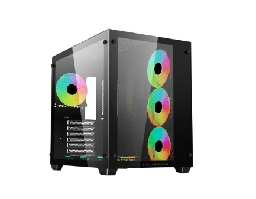 [Dim-BR-935944] Gabinete                                   Balam Rush Gamer Micro Torre Atx Tank Pro Gm930 Legend Series Br-935944 Negro