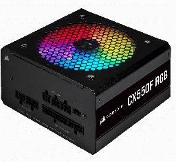 [Dim-CP-9020216-NA] Fuente   De Poder Corsair Cx550f RGB 80 Plus Bronze 550w Cp-9020216-na
