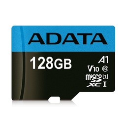 [MEMDAT2890] Memoria                                                                                                                                                                                                            Micro Sd Adata Ausdx128guicl10a1-ra1 - 128 Gb, 100 Mb/s, Negro, Clase 10