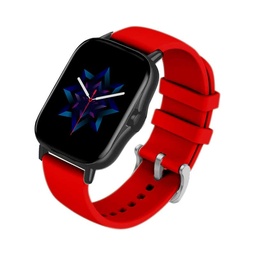 [ACCNNN110] Smartwatch                                                                                                                                                                                                                                                                                                                                                                                                                                                               1.69 Touch Ip67 Bt Android/ios Notificaciones Localizador Bocina/mic Calorias Podometro Oxigeno Presion Art F Cardiaca 72h Rojo -