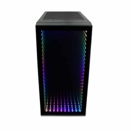[dim-CSG560] Gabinete              Game Factor Optical, Atx, Cristal, Argb, 1*120mm Rgb Csg560 Pue