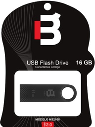 [MEMBLC1760] Memoria                                                                                                                                                                                                    Usb Blackpcs Hs-2108bl-16 - Negro, 16 Gb