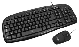 [KITMST1290] Kit                                                                                                                                                                                                                            Teclado / Mouse Easy Line Balance - 102 Teclas, Negro, 1000 Dpi