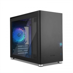 [GABYEY250] Gabinete                                                                                                                                                                                                                       Gamer Yeyian Hussar Ycm-atxaw-01 Micro Atx/1 Vent/lat Crist Templ -