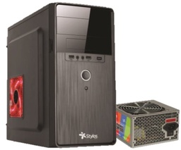 [GABSTY100] Gabinete                                                                                                                                                                                                                Mini Con Fuente De Poder Stylos. Stpgac5b -