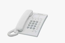 [037988474141-P] Panasonic Telefono Alambrico Basico 13 Memorias Blanco (kx-ts550mew)