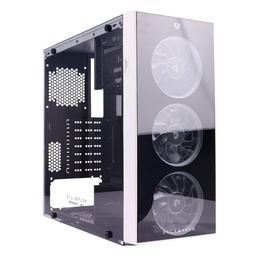 [GABBLR240] Gabinete                                                                                                                                                                                                                                      Gamer Balam Rush Dragonfly Gm320 Mid Tower Atx - Micro Atx Y Mini Itx Cristal Templado Usb 3.0 Blanco 3 Vent